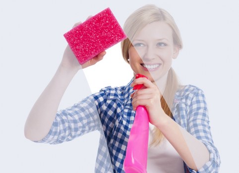 Steam cleaning a hallway carpet in an Ilford property